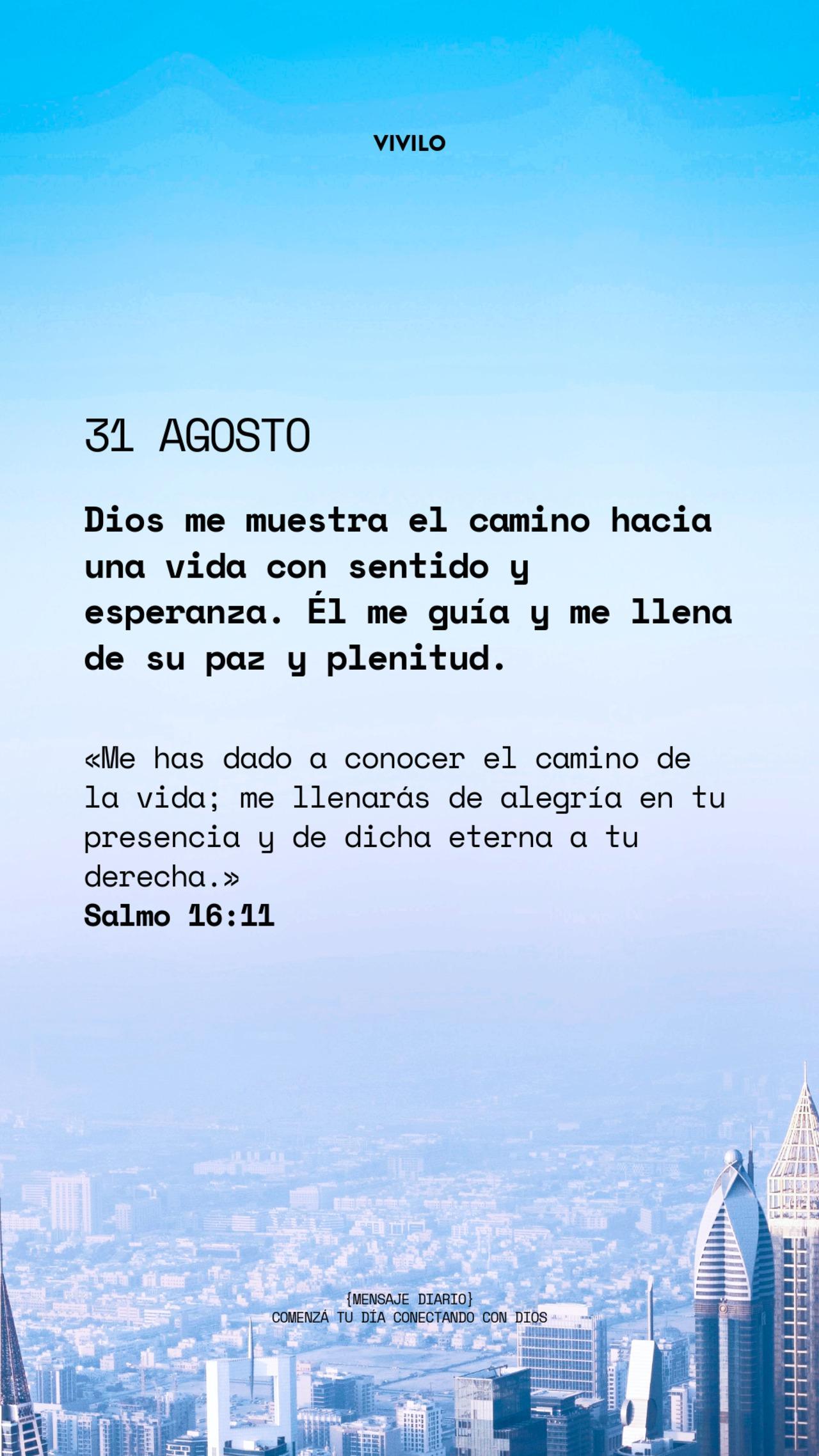 Mensaje diario AGOSTO-31-agosto