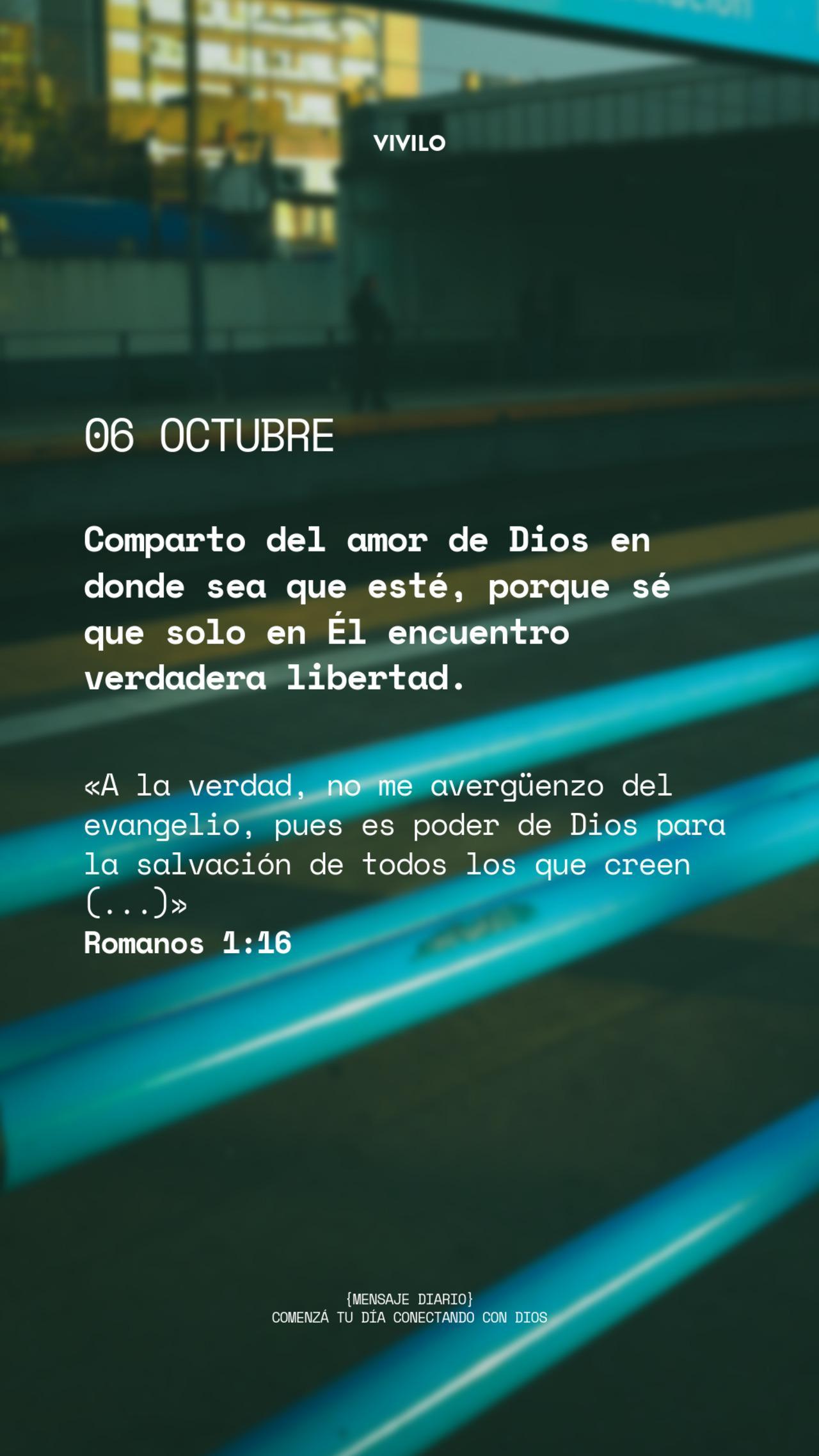 Mensaje diario OCTUBRE-6-octubre