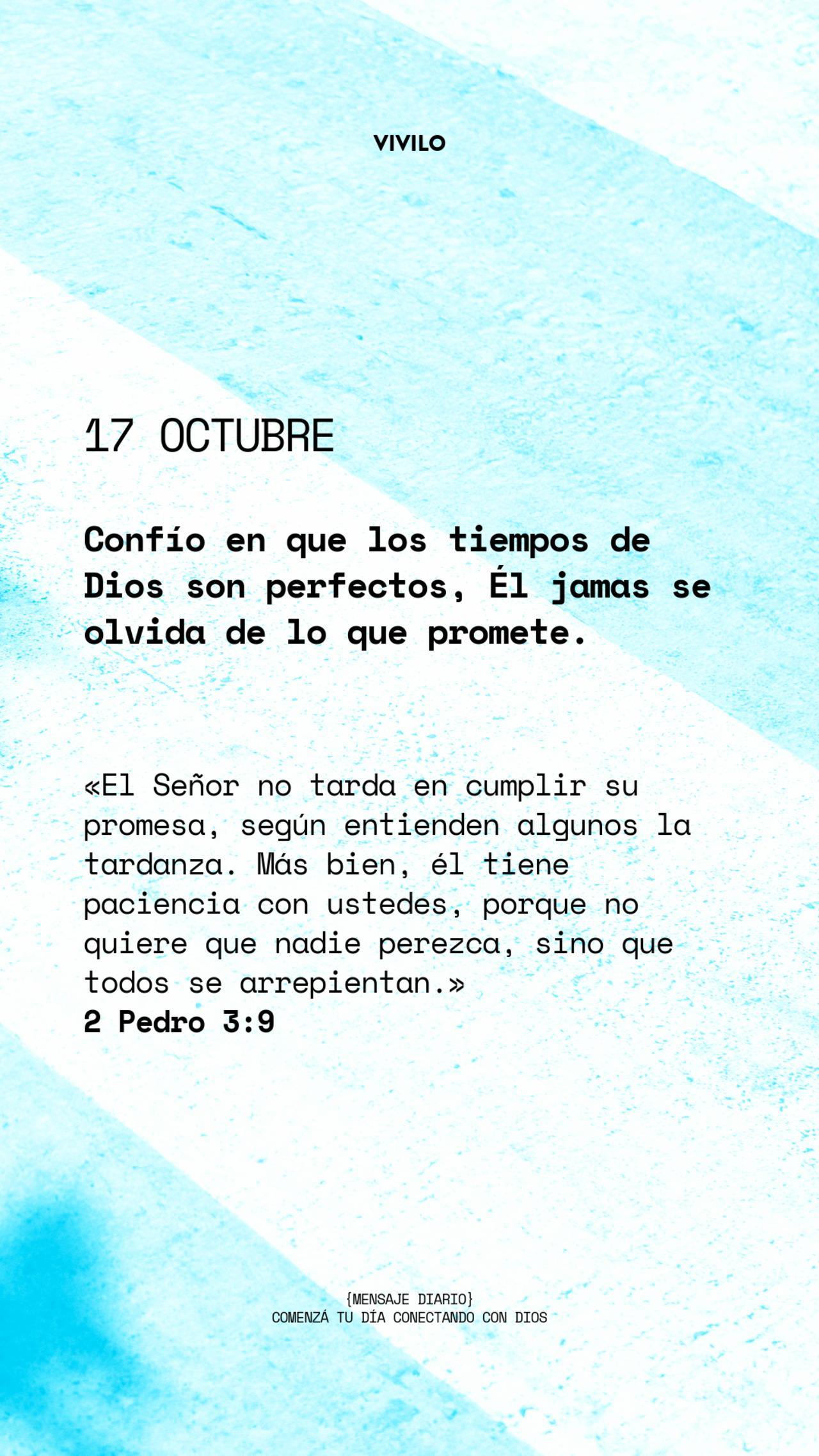 Mensaje diario OCTUBRE-17-octubre