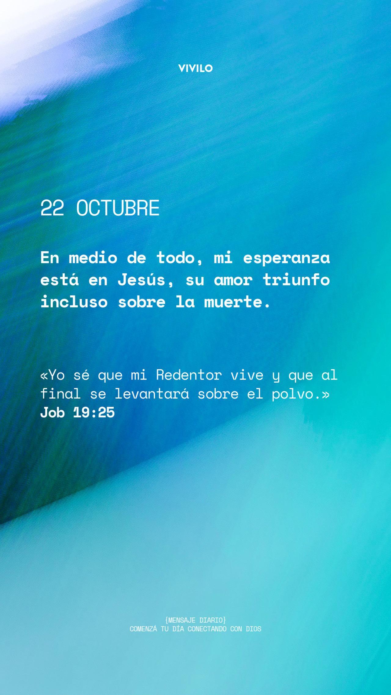 Mensaje diario OCTUBRE-22-octubre