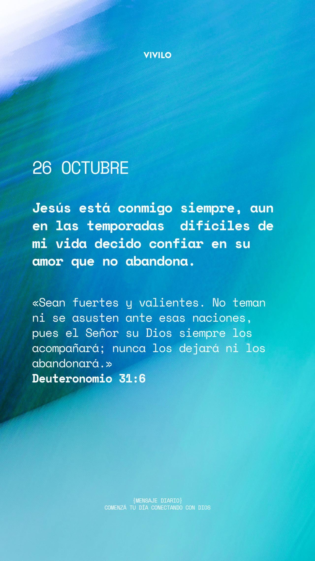 Mensaje diario OCTUBRE-26-octubre