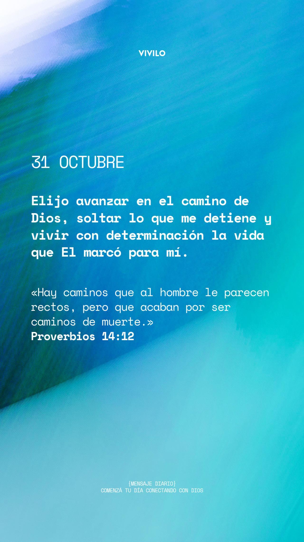 Mensaje diario OCTUBRE-31-octubre