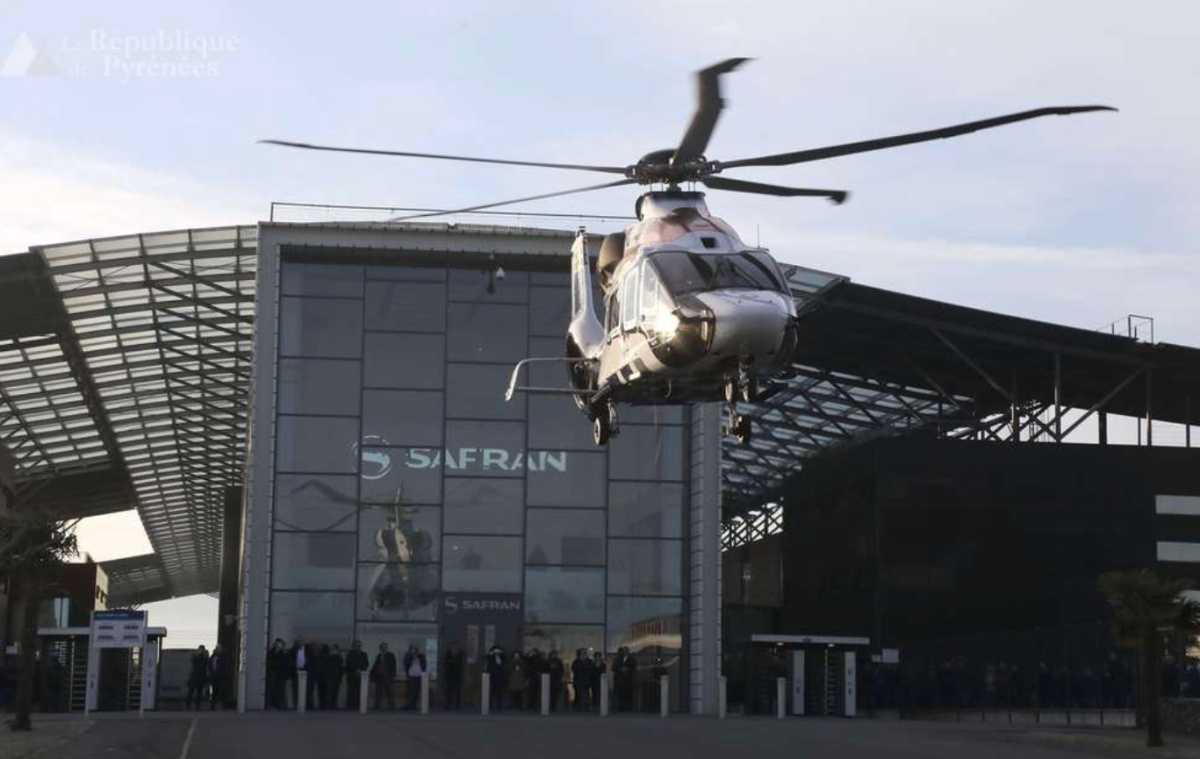  L'hélicoptère H160 d'Airbus fait le show à Bordes
