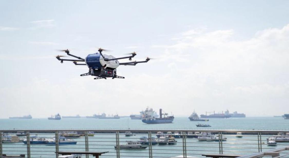 Airbus livre avec succès un bateau avec son drone Skyways