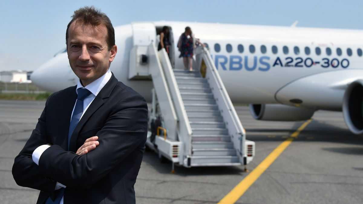 Toulouse : objectif d'Airbus, des avions sans émission polluante, selon son nouveau patron Guillaume Faury