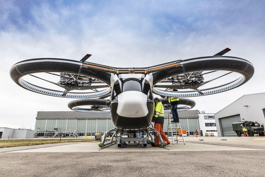 Revivez en vidéo le premier vol du CityAirbus, un taxi volant développé par Airbus