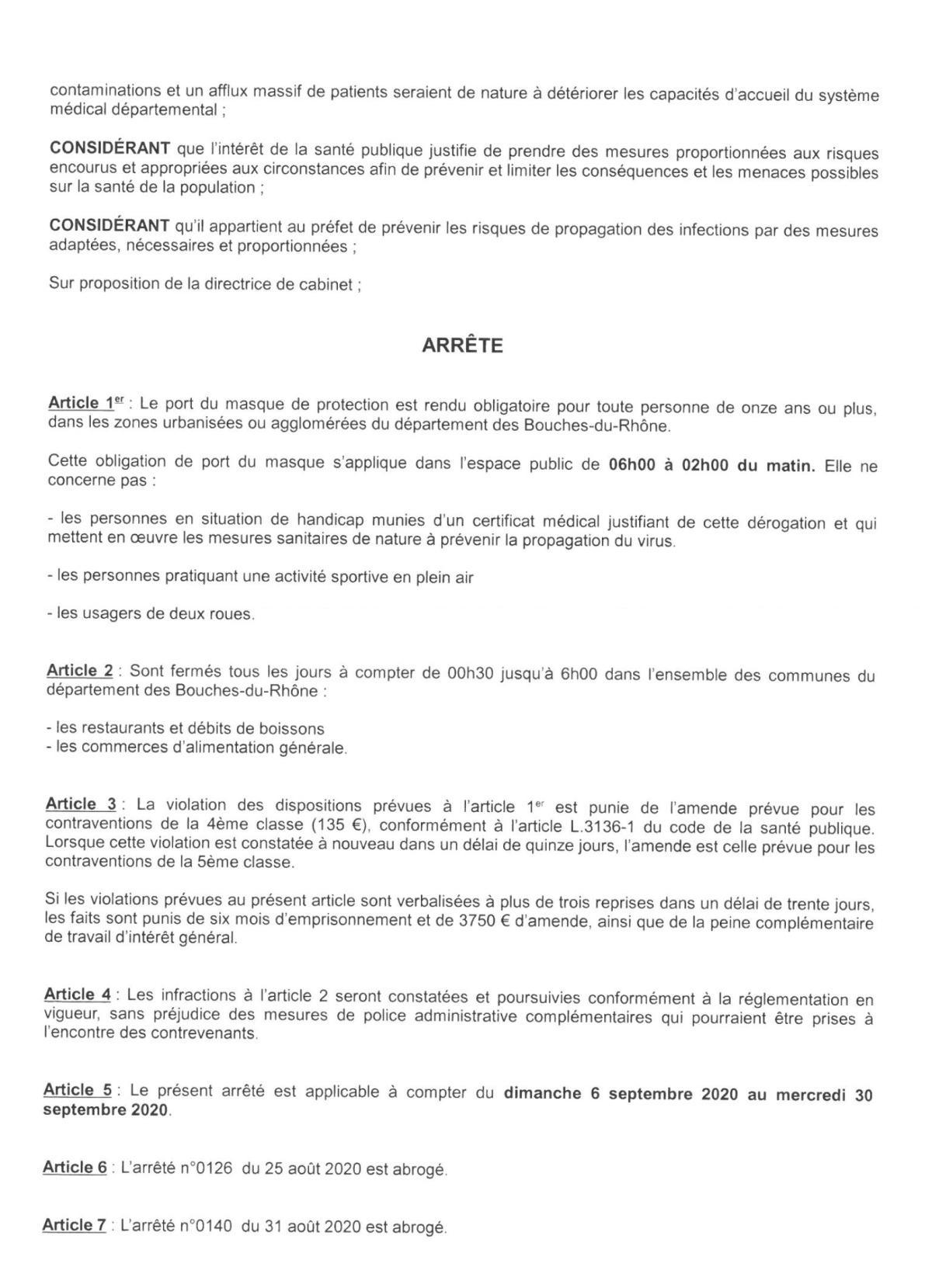 Coronavirus : le port du masque obligatoire dans toutes les communes des Bouches-du-Rhône de 6h à 2h 