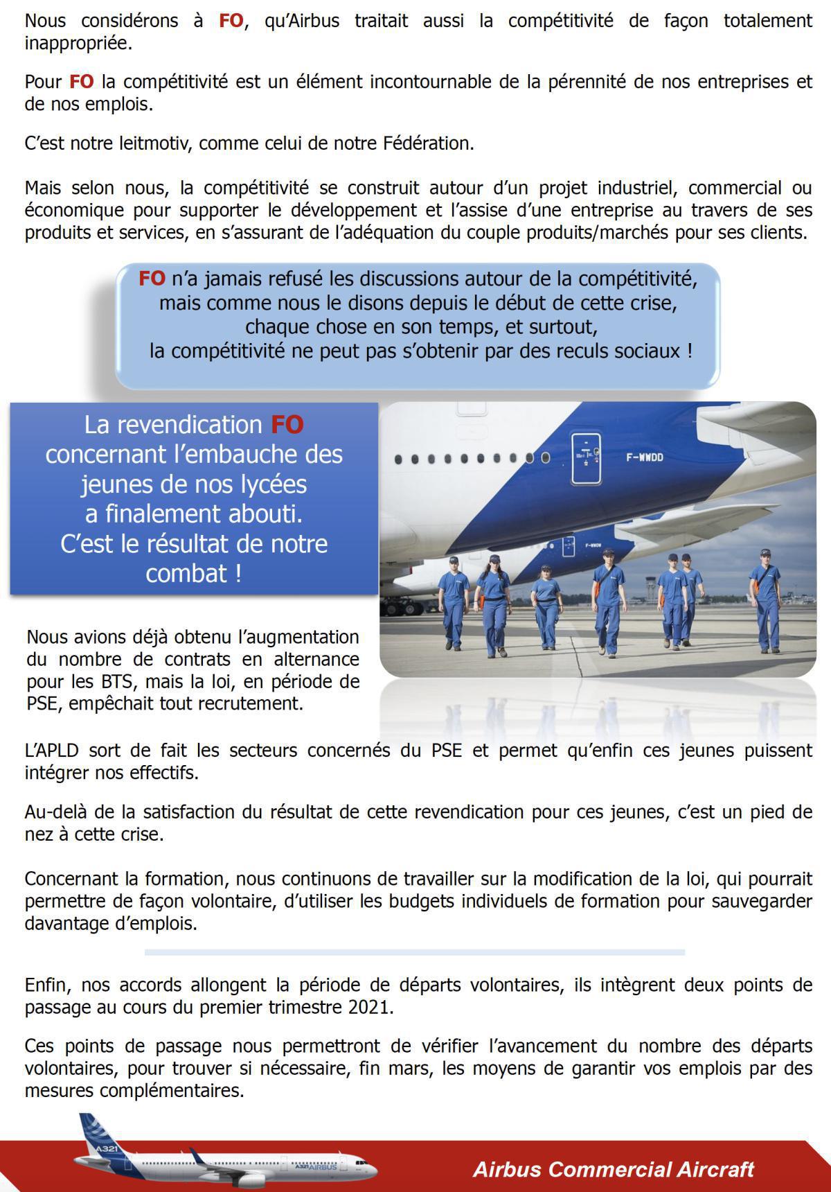 Plan social à Airbus : un accord avec des garanties pour viser le zéro licenciement. Plan social à Airbus : un accord avec des garanties pour viser le zéro licenciement.