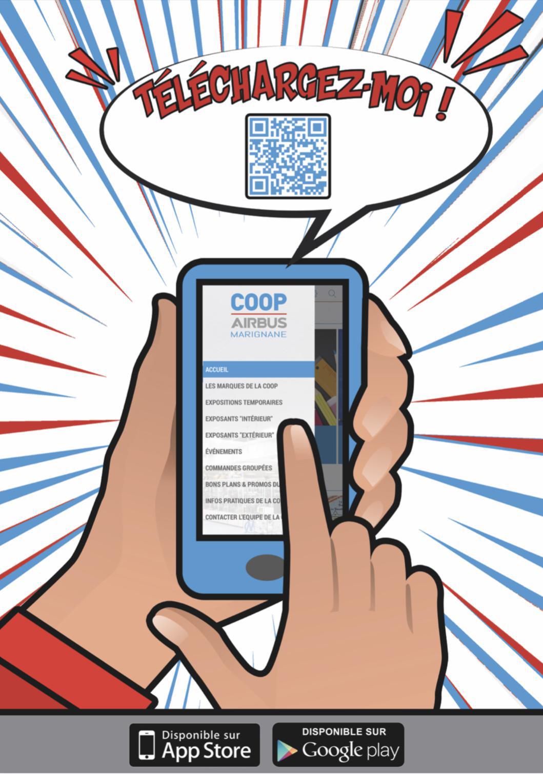 COOP AIRBUS : l'application mobile à avoir à portée de main...