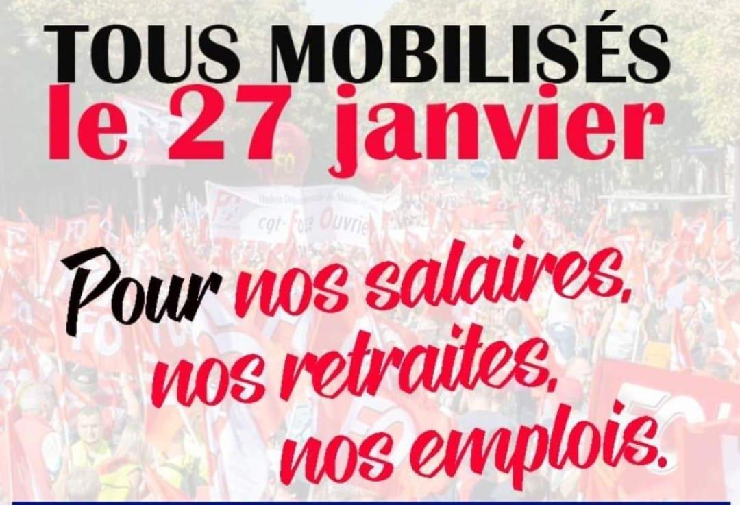 Manifestation du 27 Janvier Manifestation du 27 Janvier