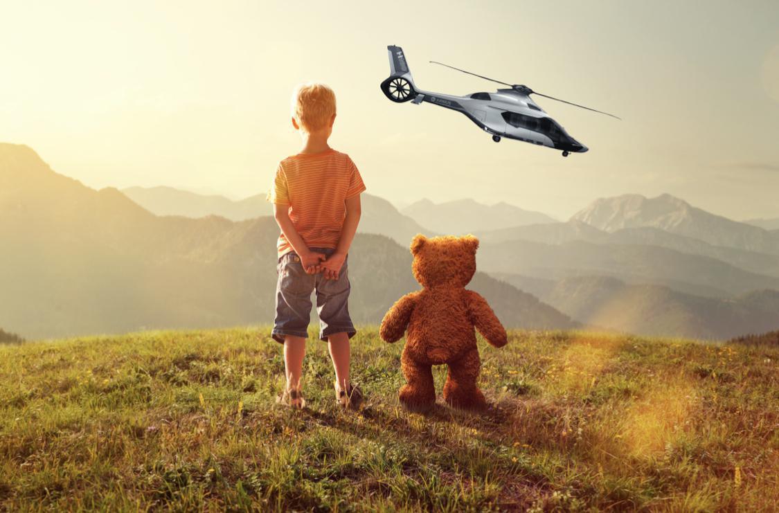 Je suis né avec un doudou AIRBUS !