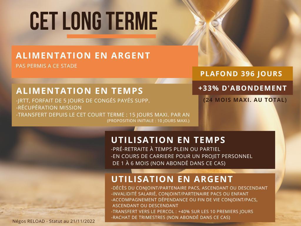 RELOAD : Compte Épargne Temps & Fin de carrière... RELOAD : Compte Épargne Temps & Fin de carrière...