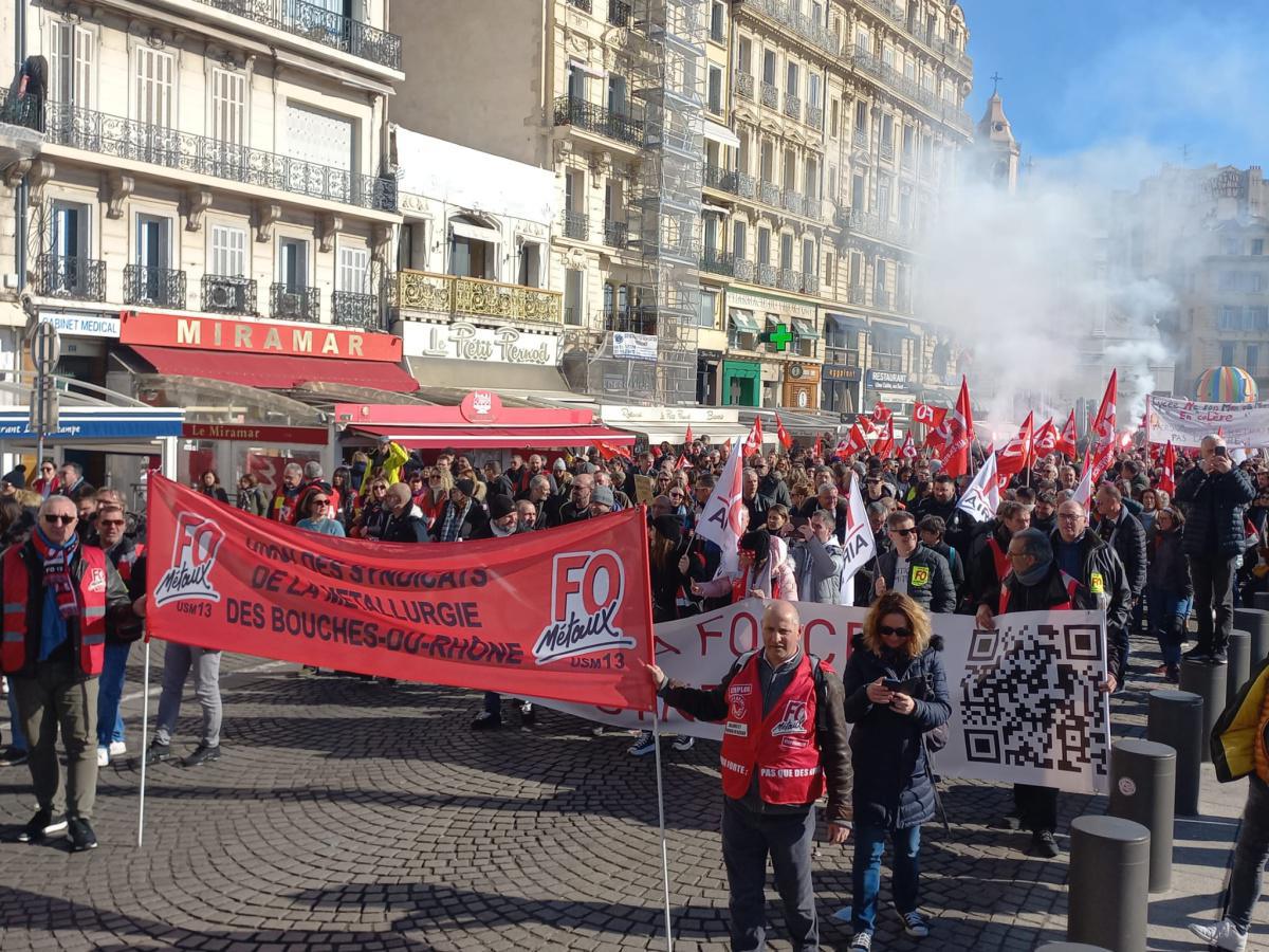 6e journée de mobilisation à Marseille