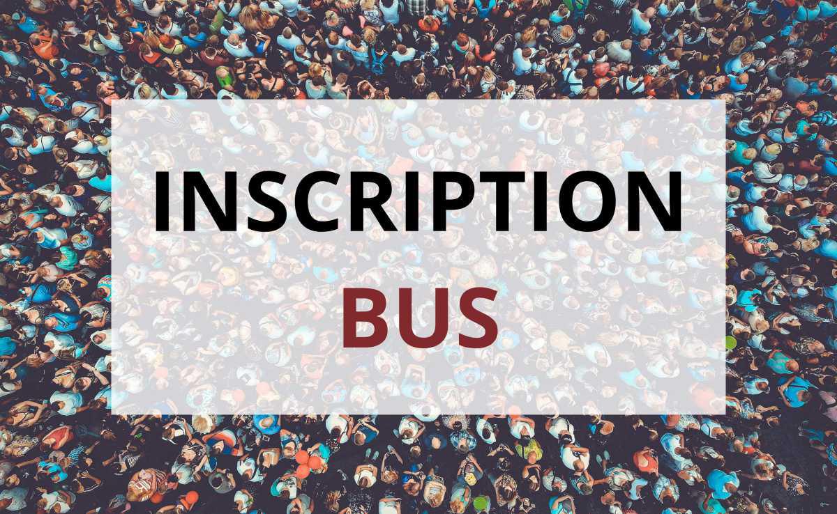 Inscription au bus pour la mobilisation du 28 Mars.