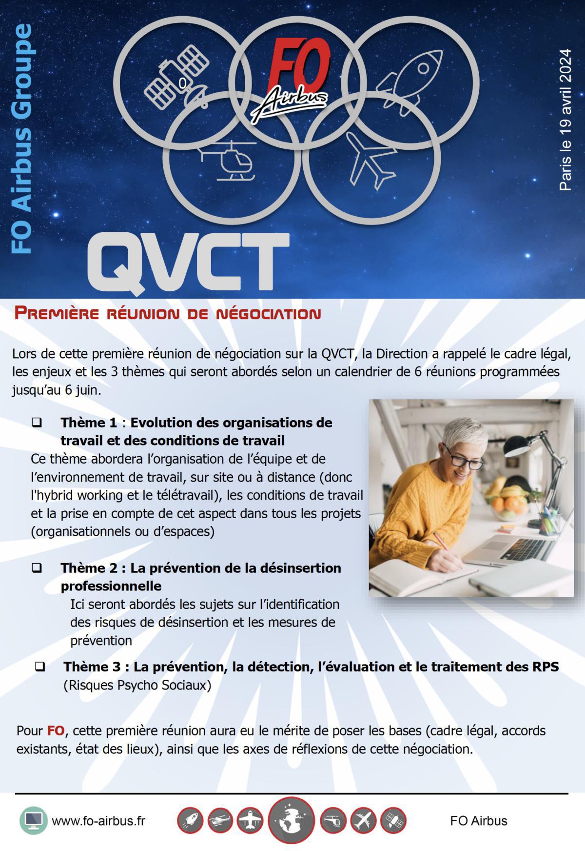 QVTC : première réunion de négociation