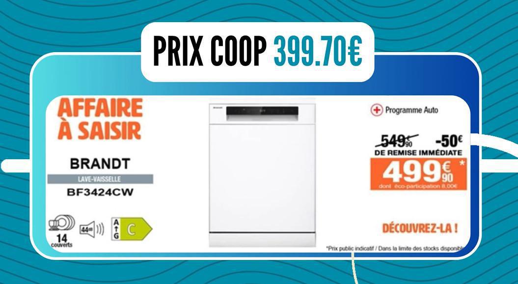 Cette semaine dans votre Coop !