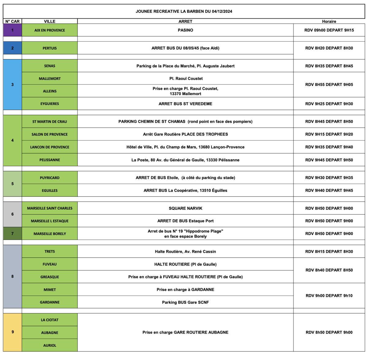 Journée récréative : toutes les infos !