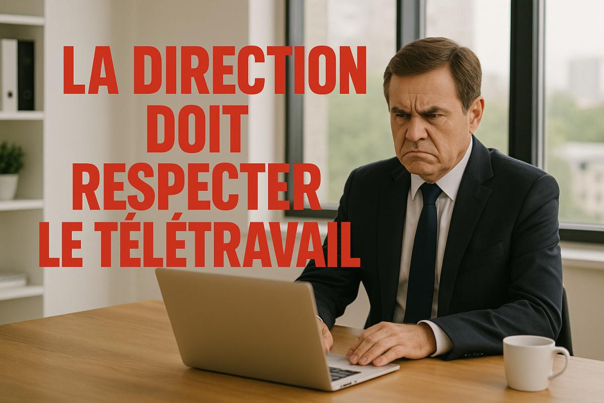 Télétravail interdit les jours de pont.