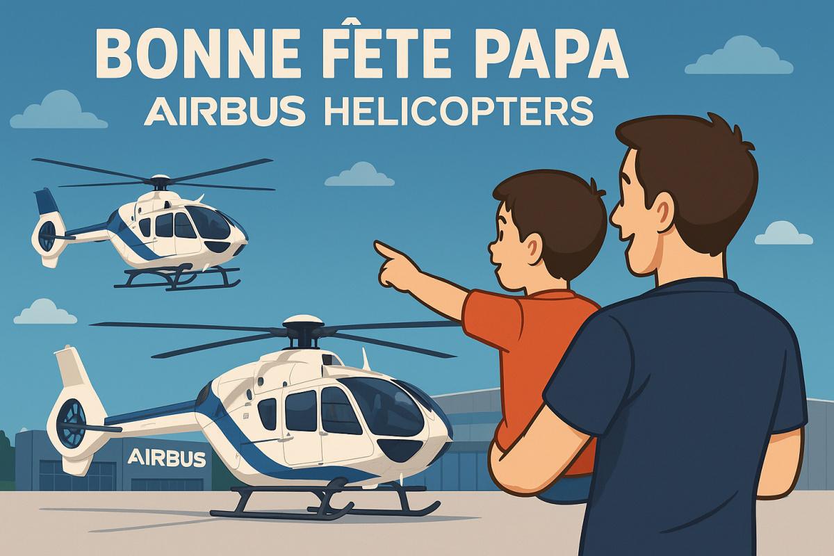 Bonne fête à tous les papas d’Airbus Helicopters !