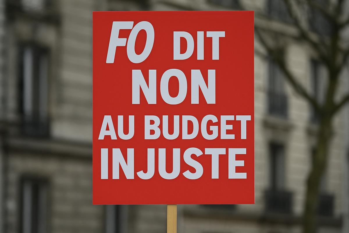 FO dit non au budget injuste !