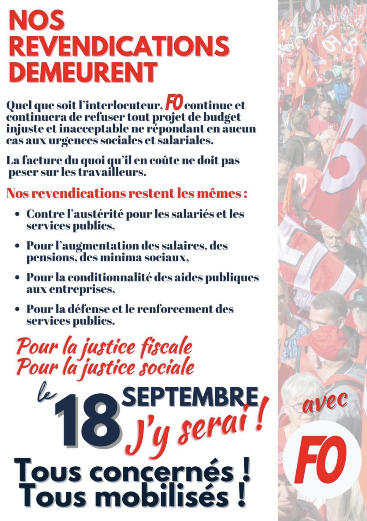 Le 18 septembre, j'y serai !