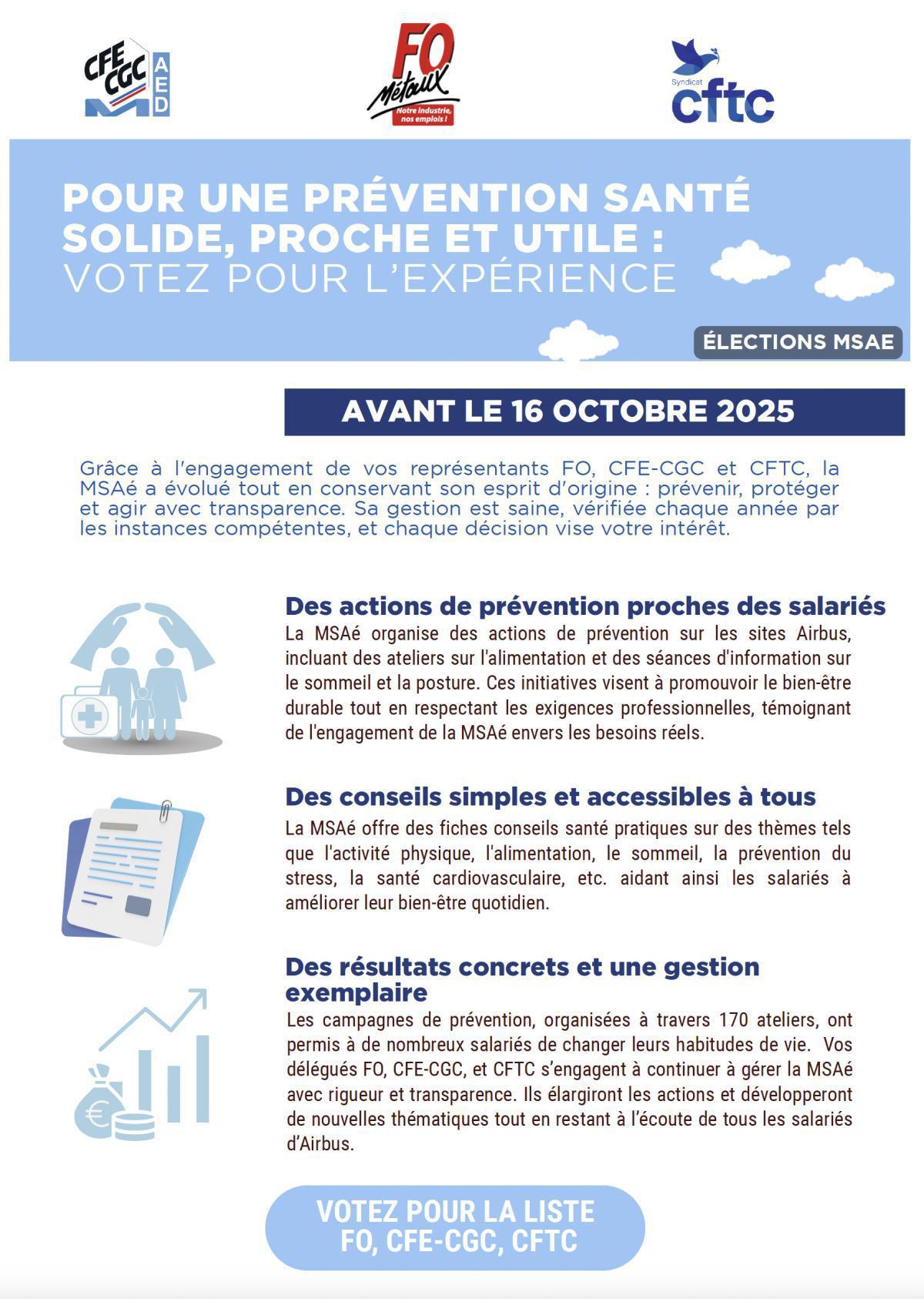 Pour une prévention santé solide, proche et utile!