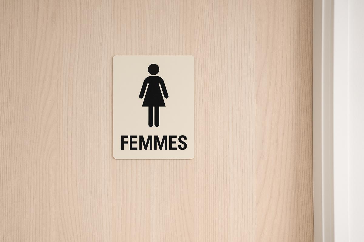 Le toilette femmes du 1er étage droit enfin rouvert !