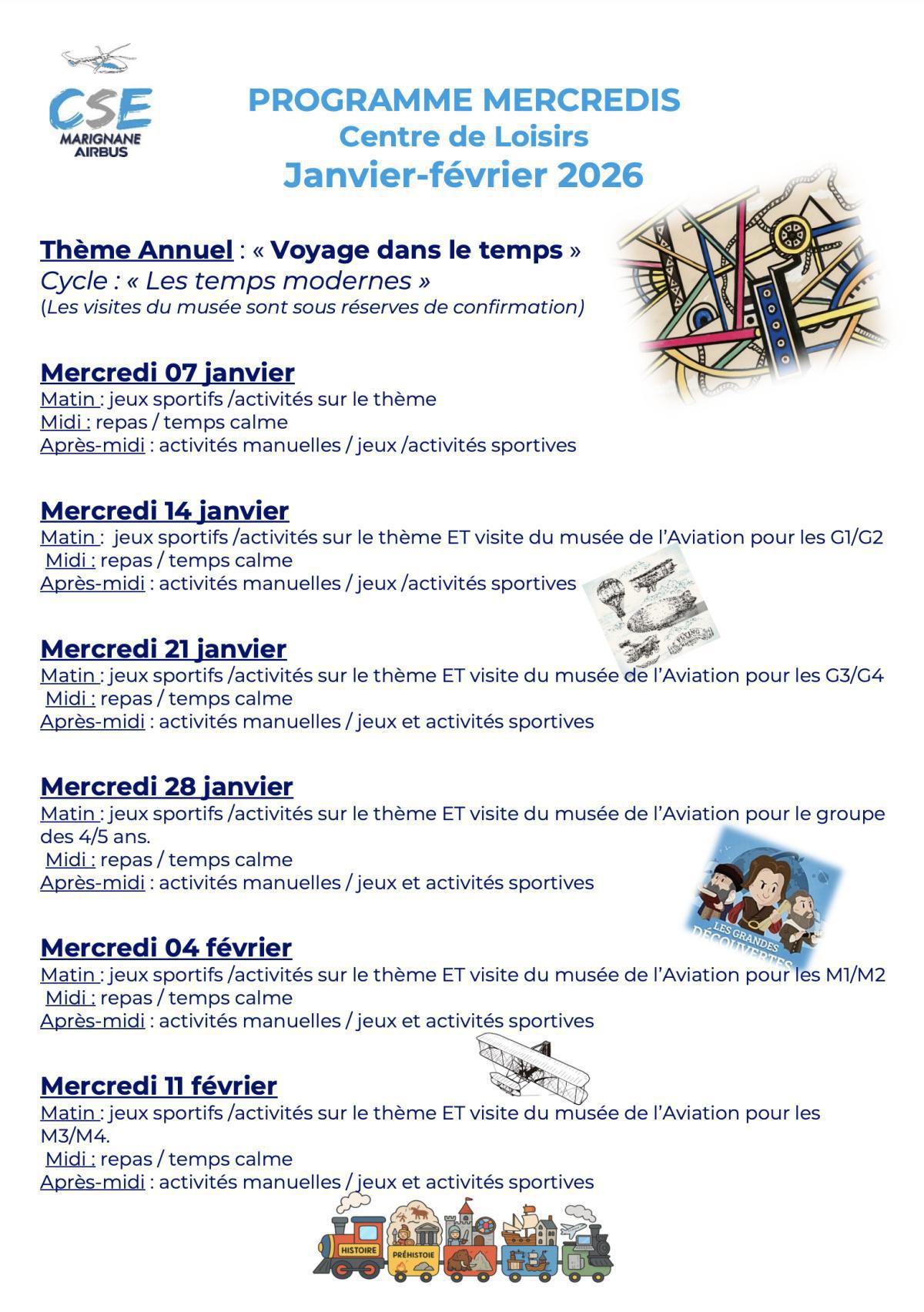 Inscriptions ouvertes : Voyage dans le temps !
