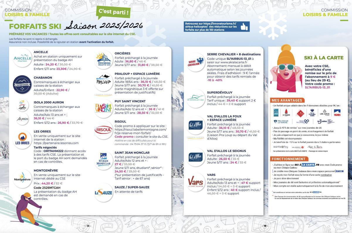 Ouverture des ventes de forfaits ski