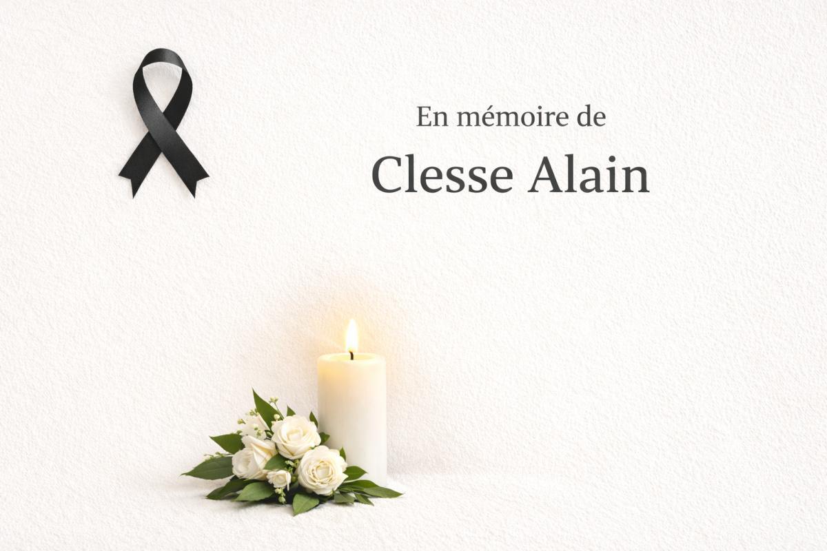 Minute de silence pour Alain Clesse.