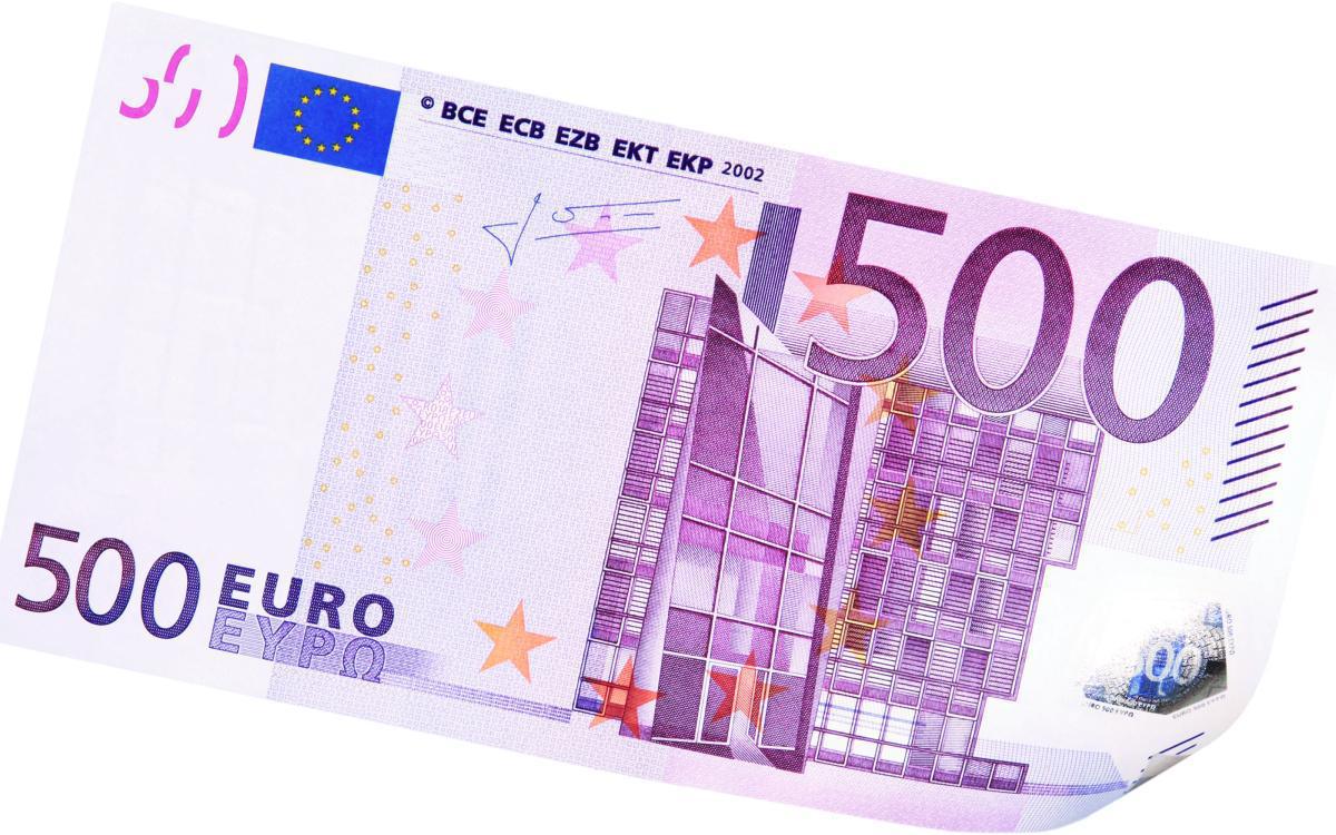 Cinq cents euros...