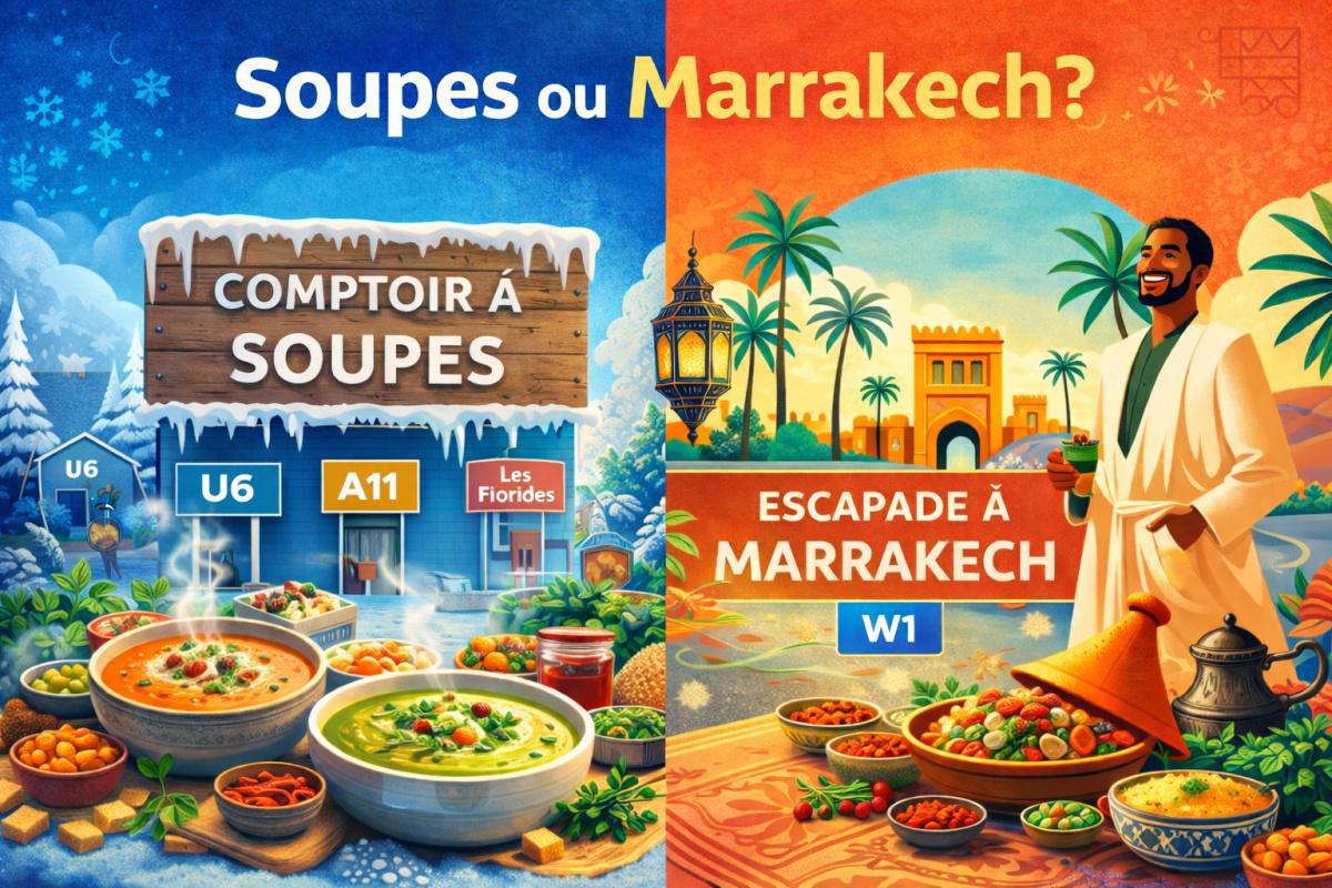 Soupes ou Marrakech ?