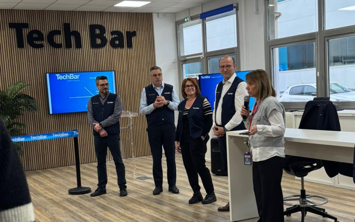 Inauguration du Tech Bar sur le site de Marignane