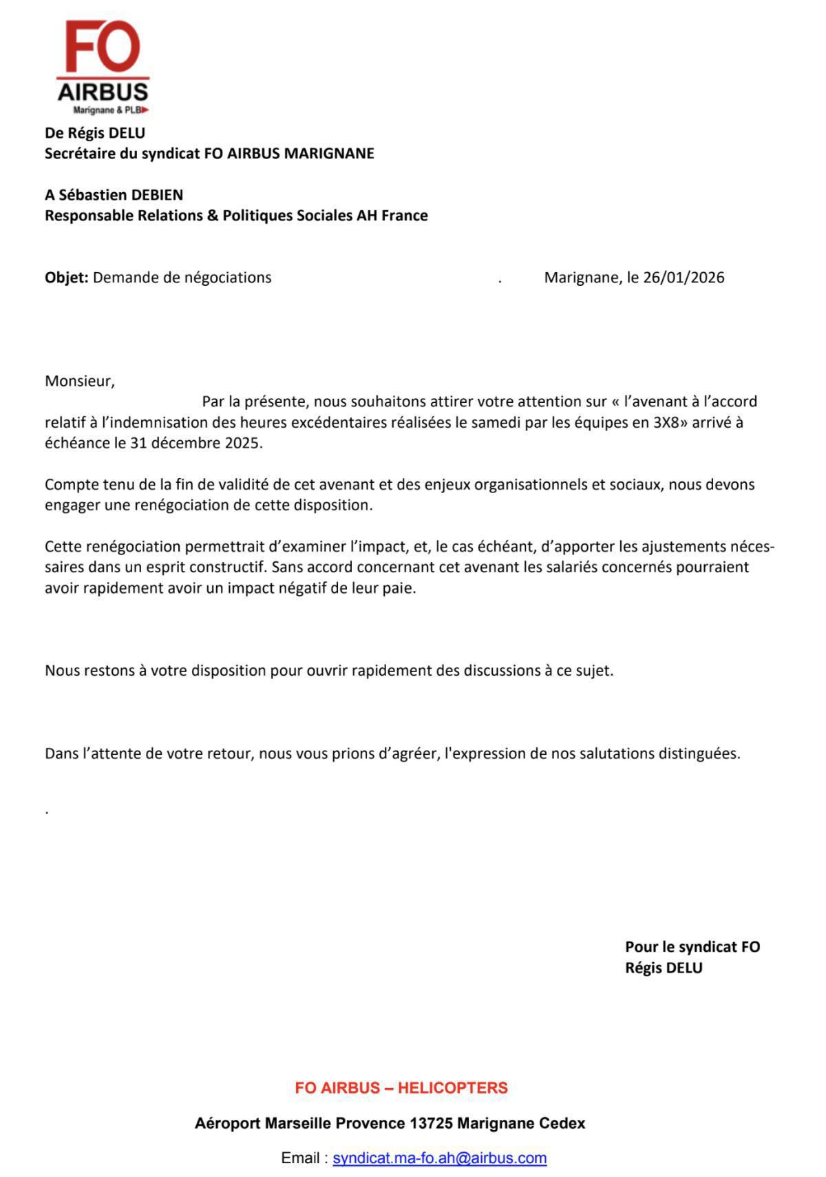Information aux salariés Information aux salariés