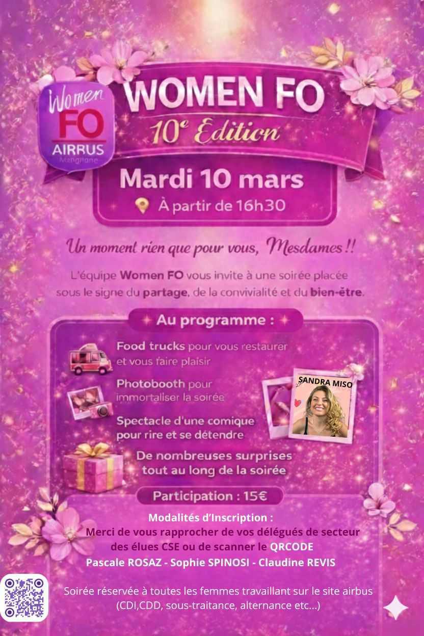 Les 10 ans de WomenFO : Une soirée pour soi et pour nous ! Les 10 ans de WomenFO : Une soirée pour soi et pour nous !