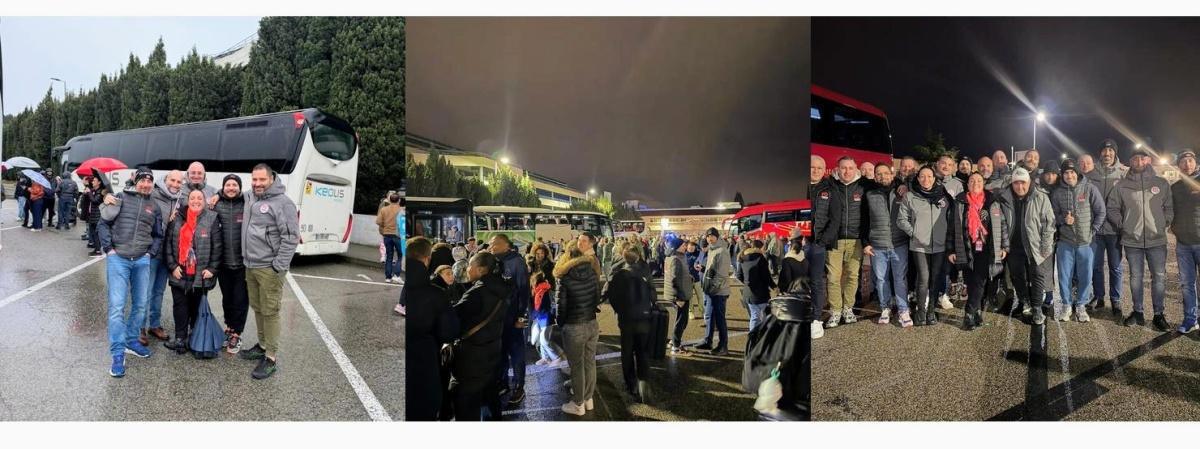 Un départ matinal réussi 