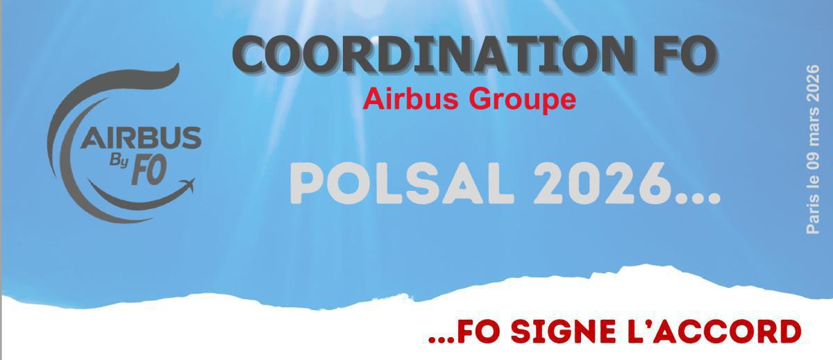 Coordination FO Airbus groupe: Polsal 2026