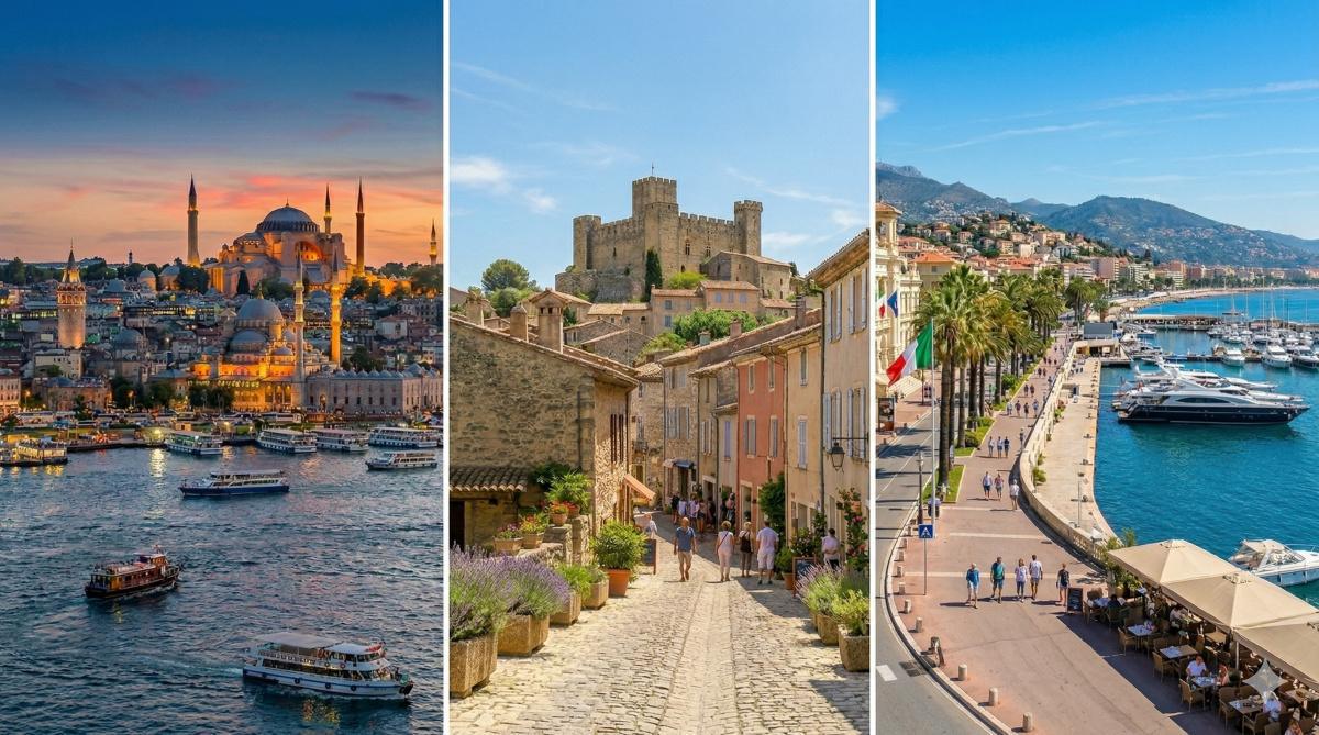 Istanbul, San Remo ou Gréoux-les-Bains à l'automne