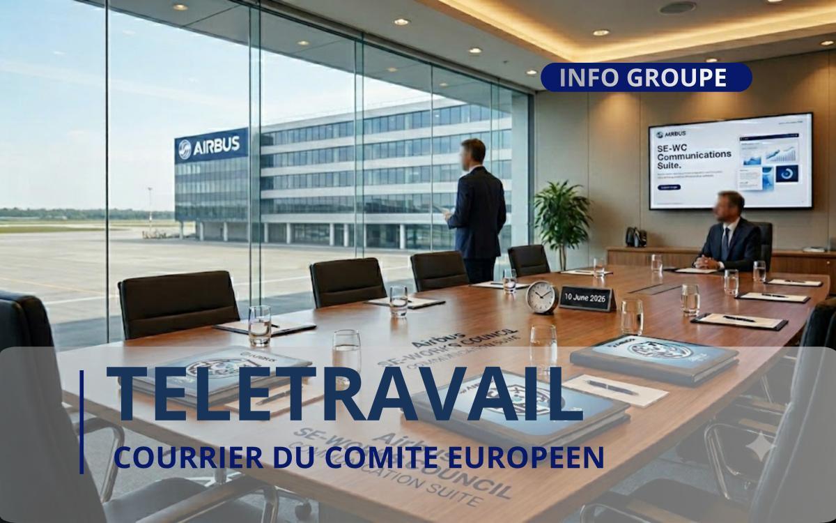 Télétravail : Courrier du Comité Européen 