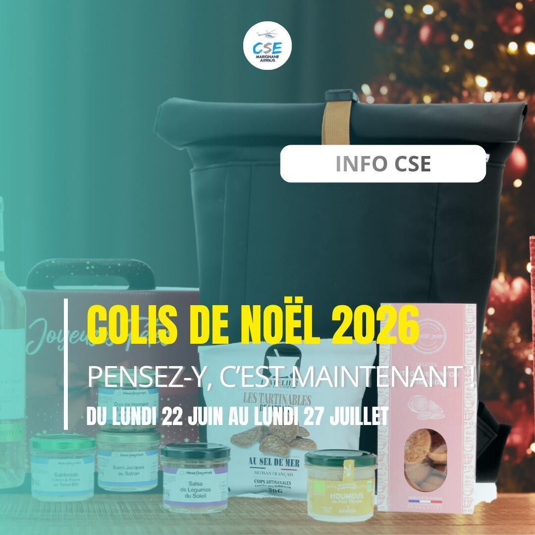 Colis de Noël 2026, le choix c'est maintenant!