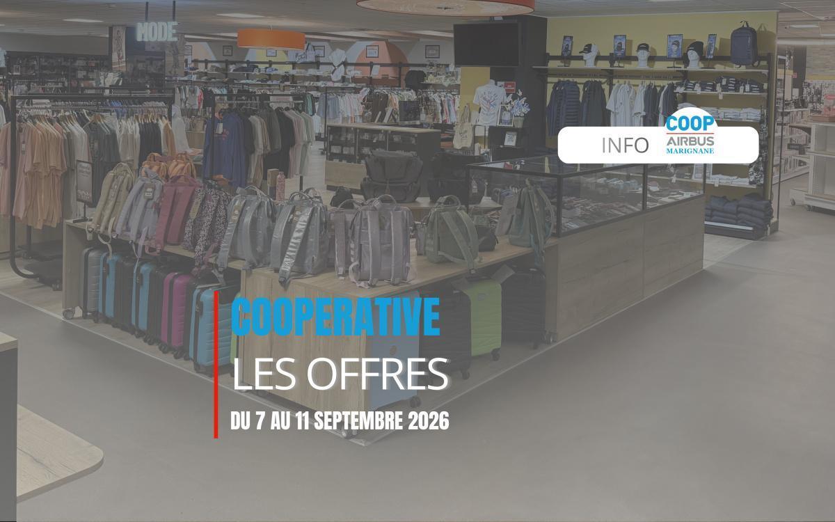 Les offres de la coop du 7 au 11 Septembre 2026 Les offres de la coop du 7 au 11 Septembre 2026