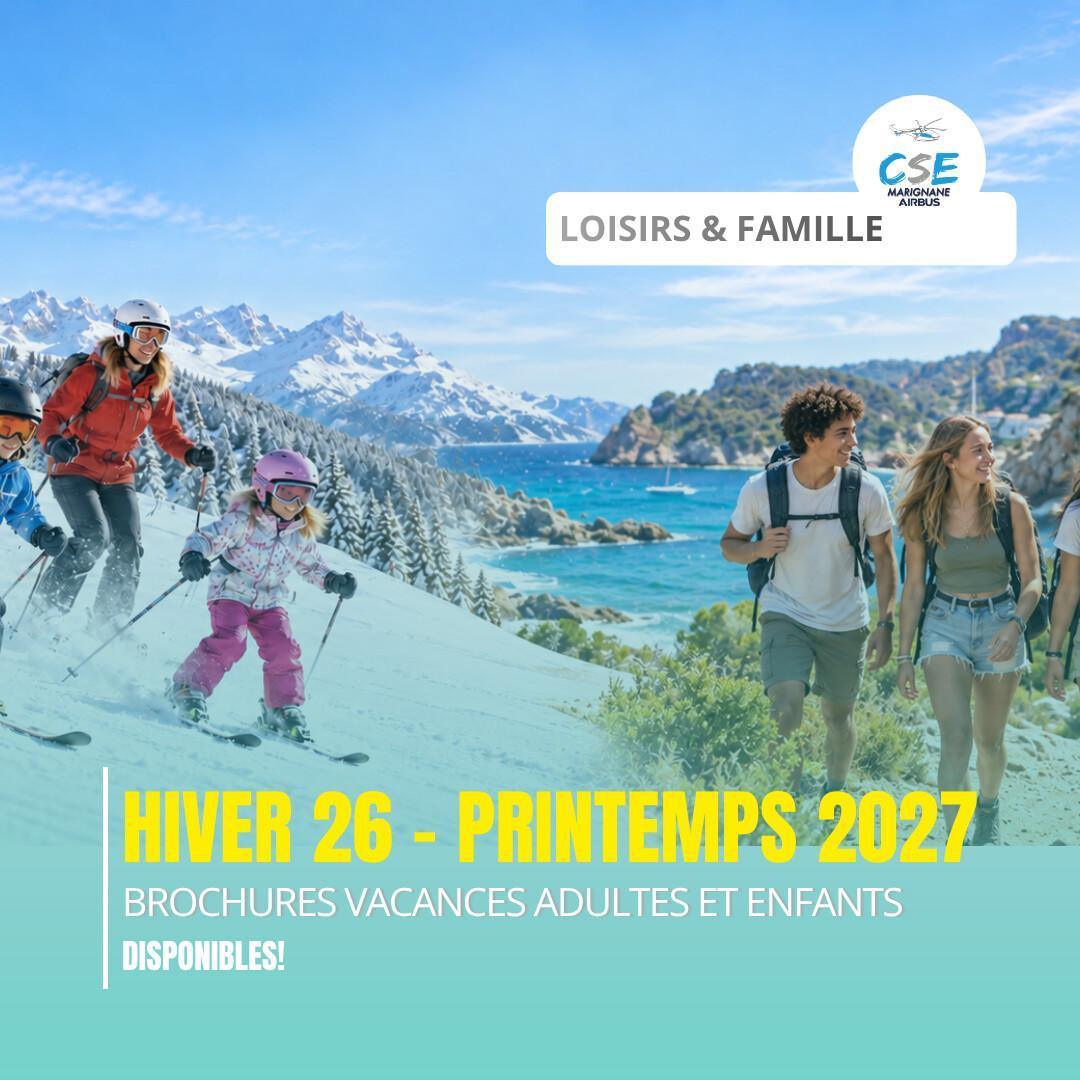 Brochures CSE hiver 26 - printemps 27 Brochures CSE hiver 26 - printemps 27