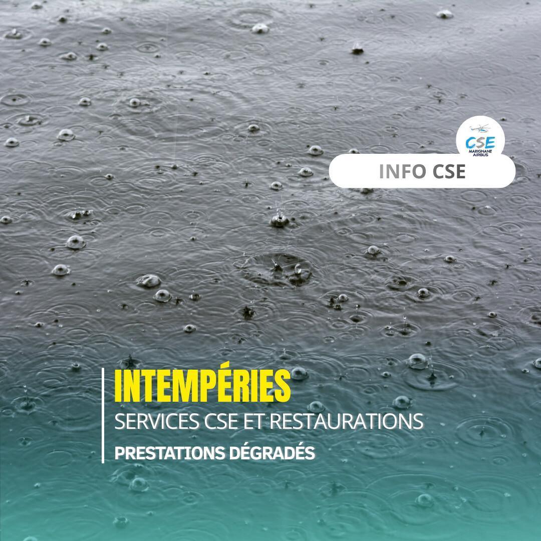 CSE : intempéries