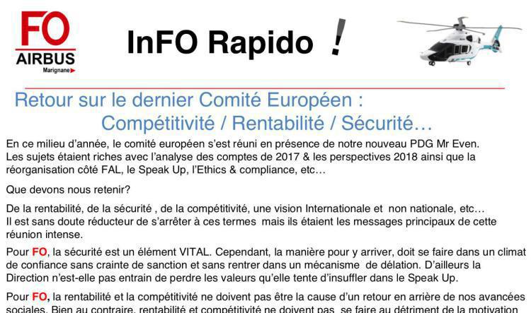 L’inFO rapido : Juillet