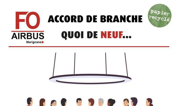 Accord de branche : Quoi de neuf ?