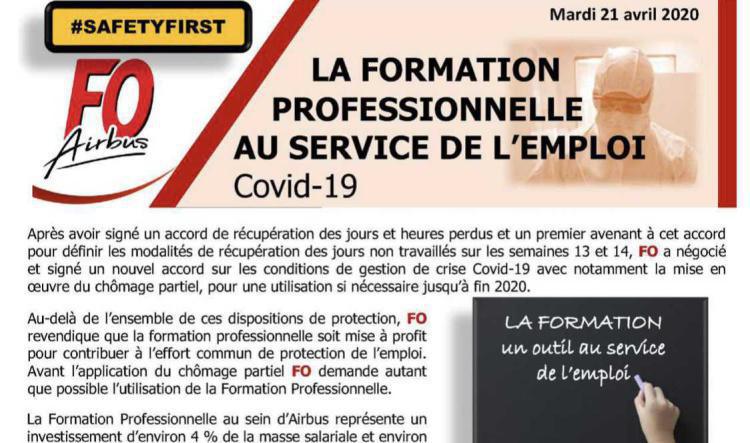 La formation professionnelle au service de l'emploi .