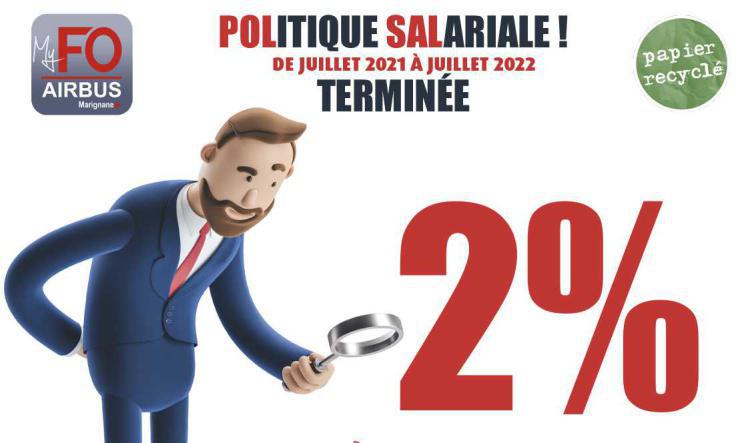 Politique salariale : 2%... terminée !