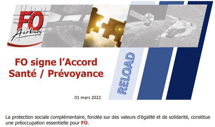 FO signe l'accord santé - prévoyance