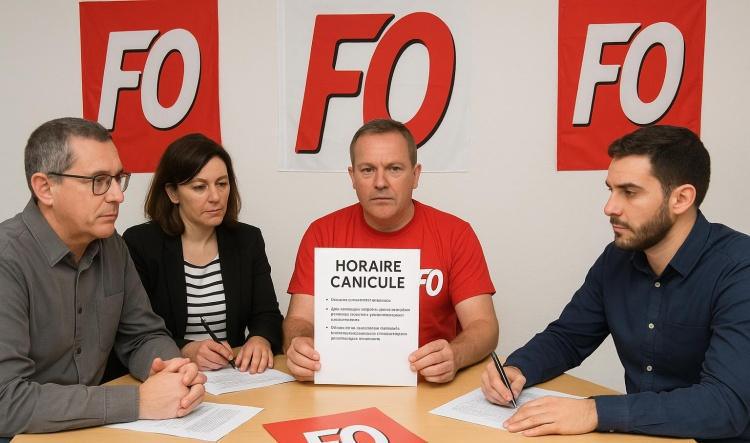 FO demande un RETEX de l’horaire canicule 2024