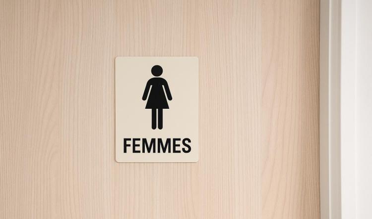 Le toilette femmes du 1er étage droit enfin rouvert !